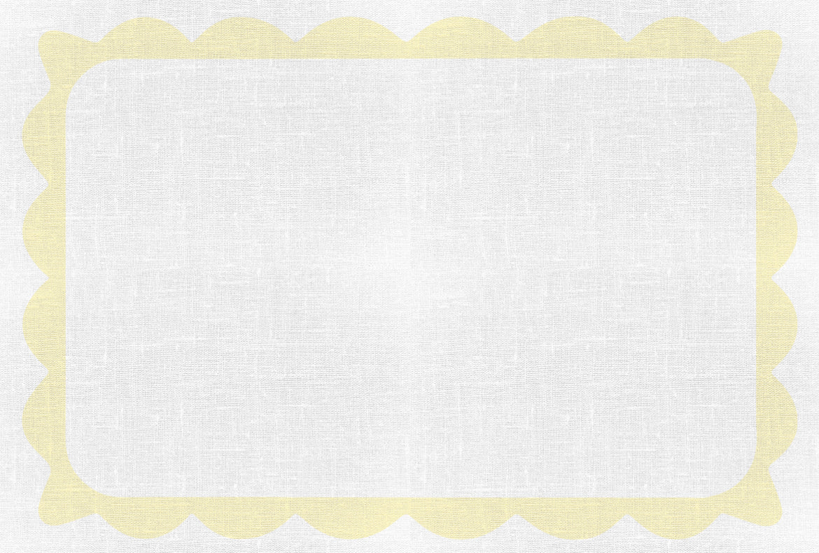 Caroline (Yellow) - Placemat