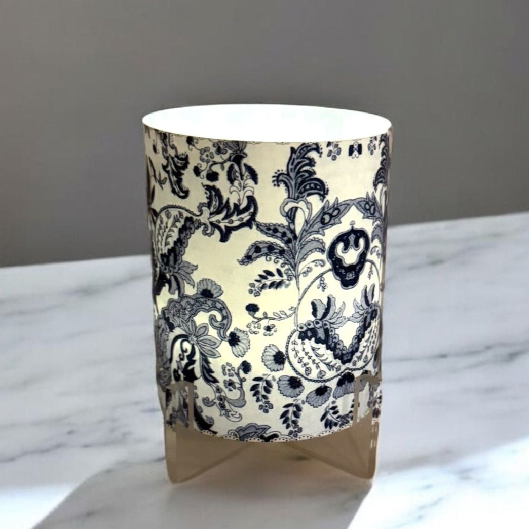 Parisian Paisley LED Hurricane Table Lamp