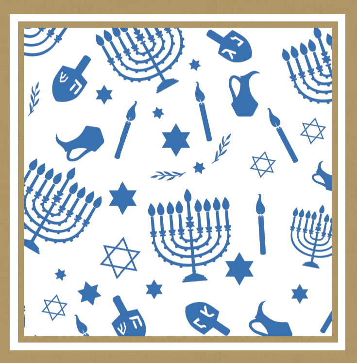 Chanukah Medley- Charger - (SQUARE)