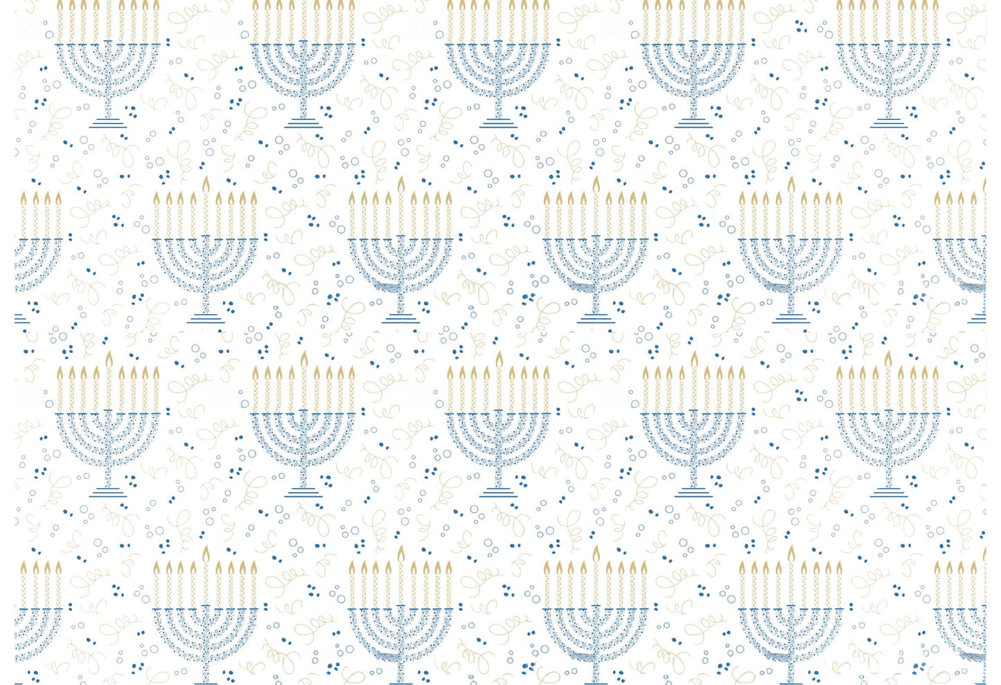 Menorah Confetti - Placemat