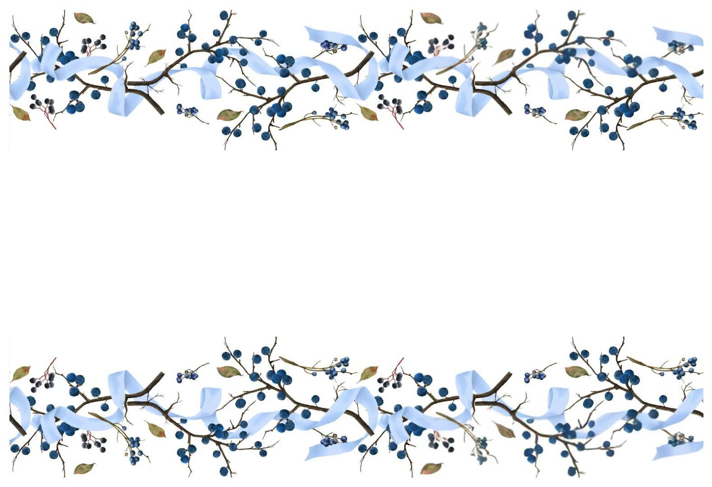 Berry Ribbon Wreath - Placemat