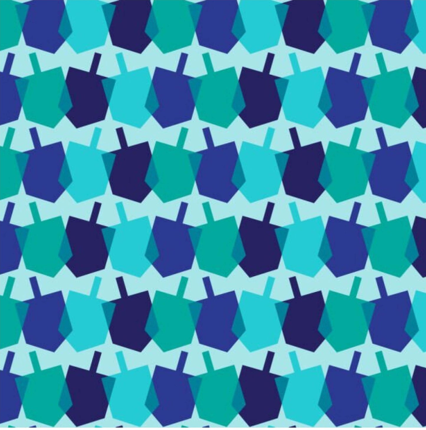 Merging Dreidels - Charger - (SQUARE)