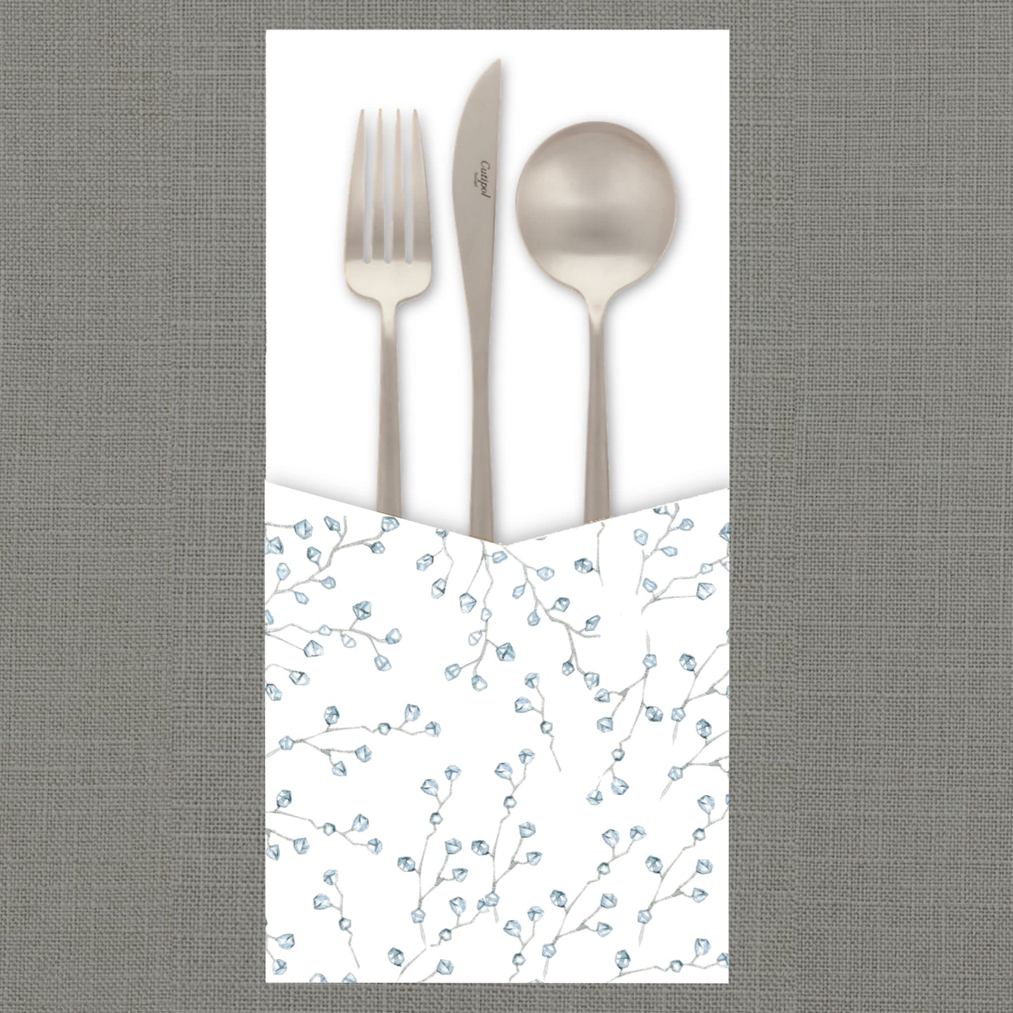 Morning Glory Cutlery Pouch