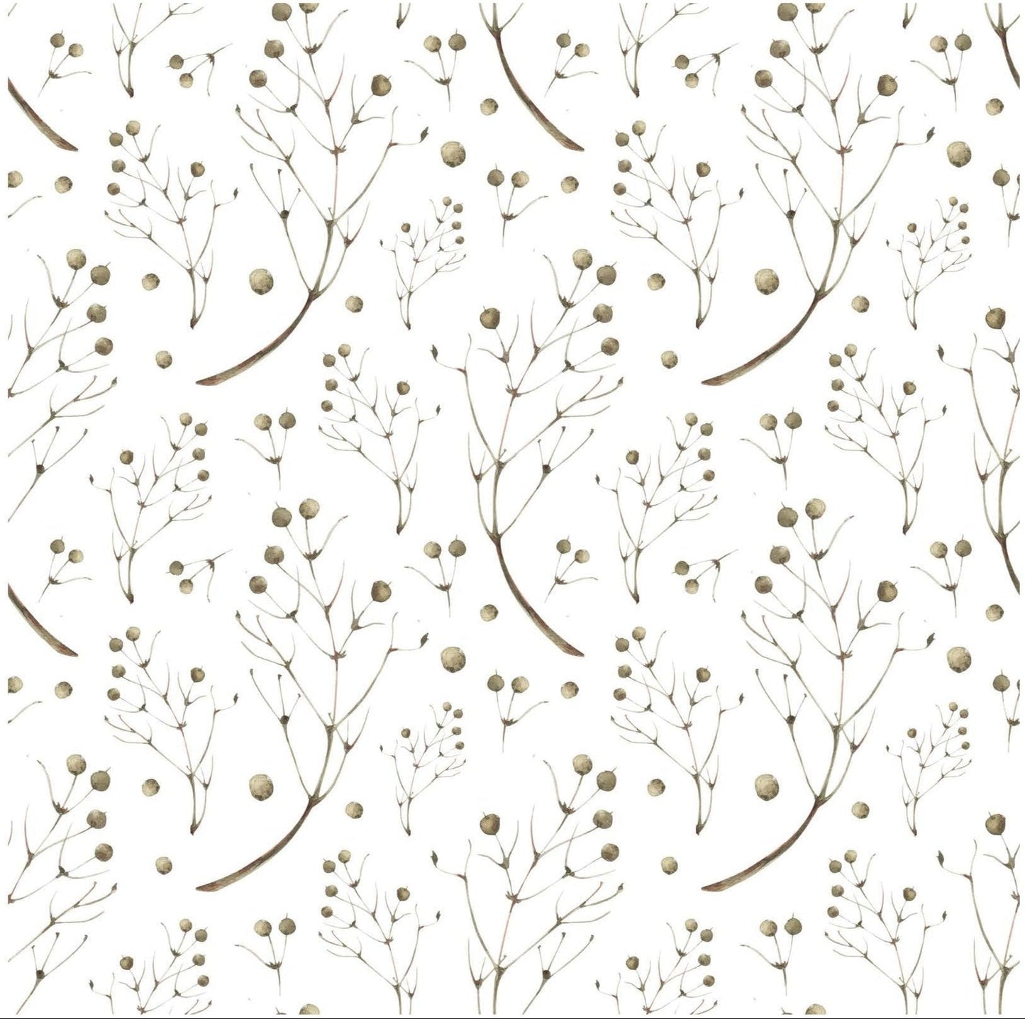 Dried Branches - Charger - (SQUARE)