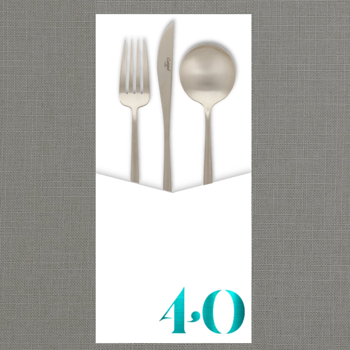 Foil Celebrate! 40 - Cutlery Pouch