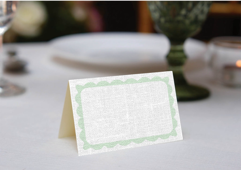 Caroline (Green) Place Cards