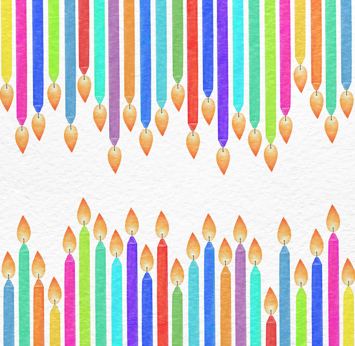 Candle Celebration - Charger - (SQUARE)