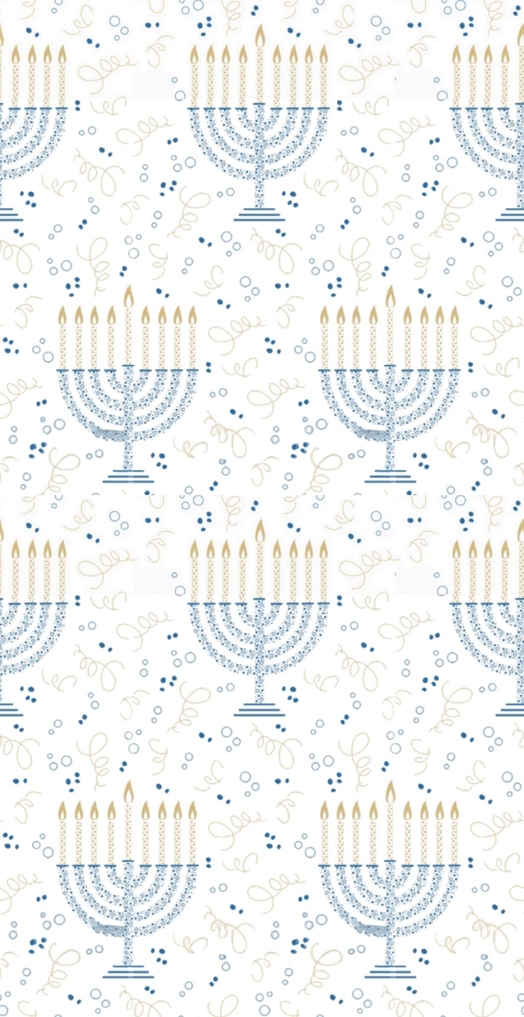 Menorah Confetti - Printed Guest Towel