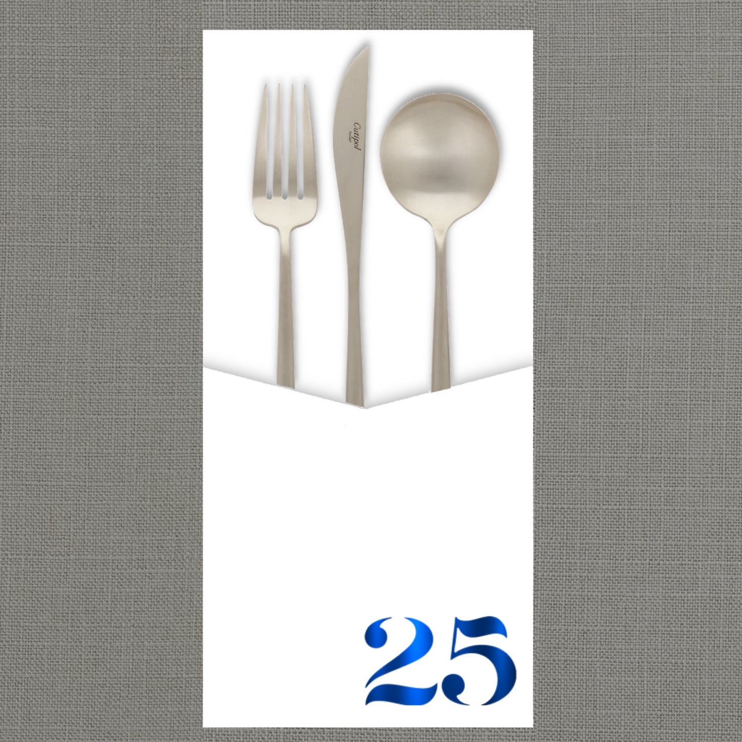 Foil Celebrate! 25 - Cutlery Pouch