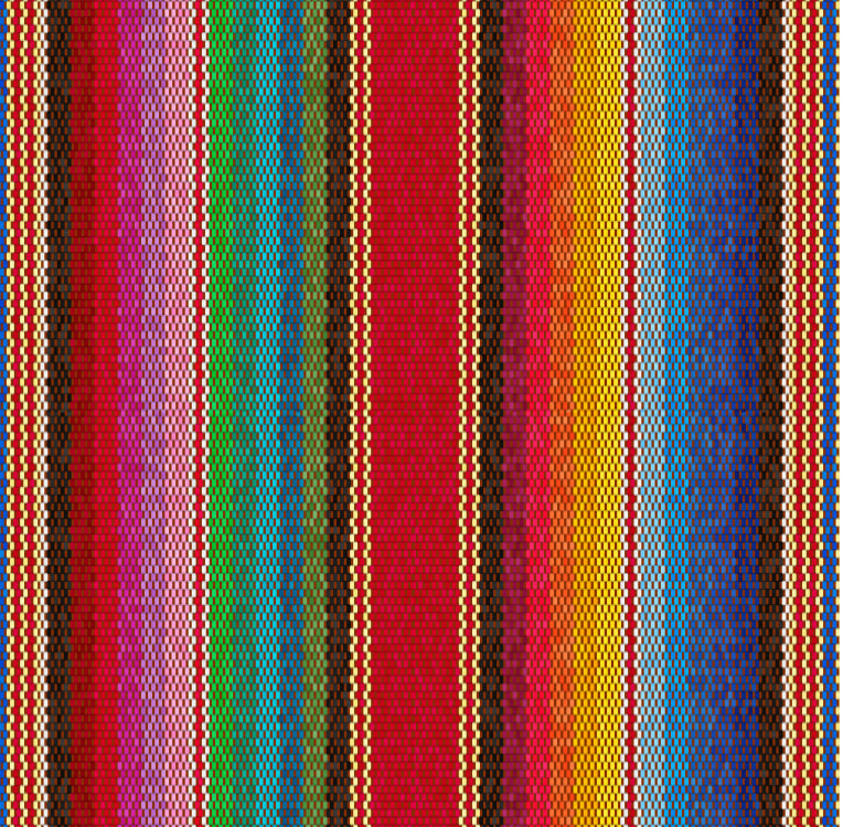 Serape - Charger - (SQUARE)