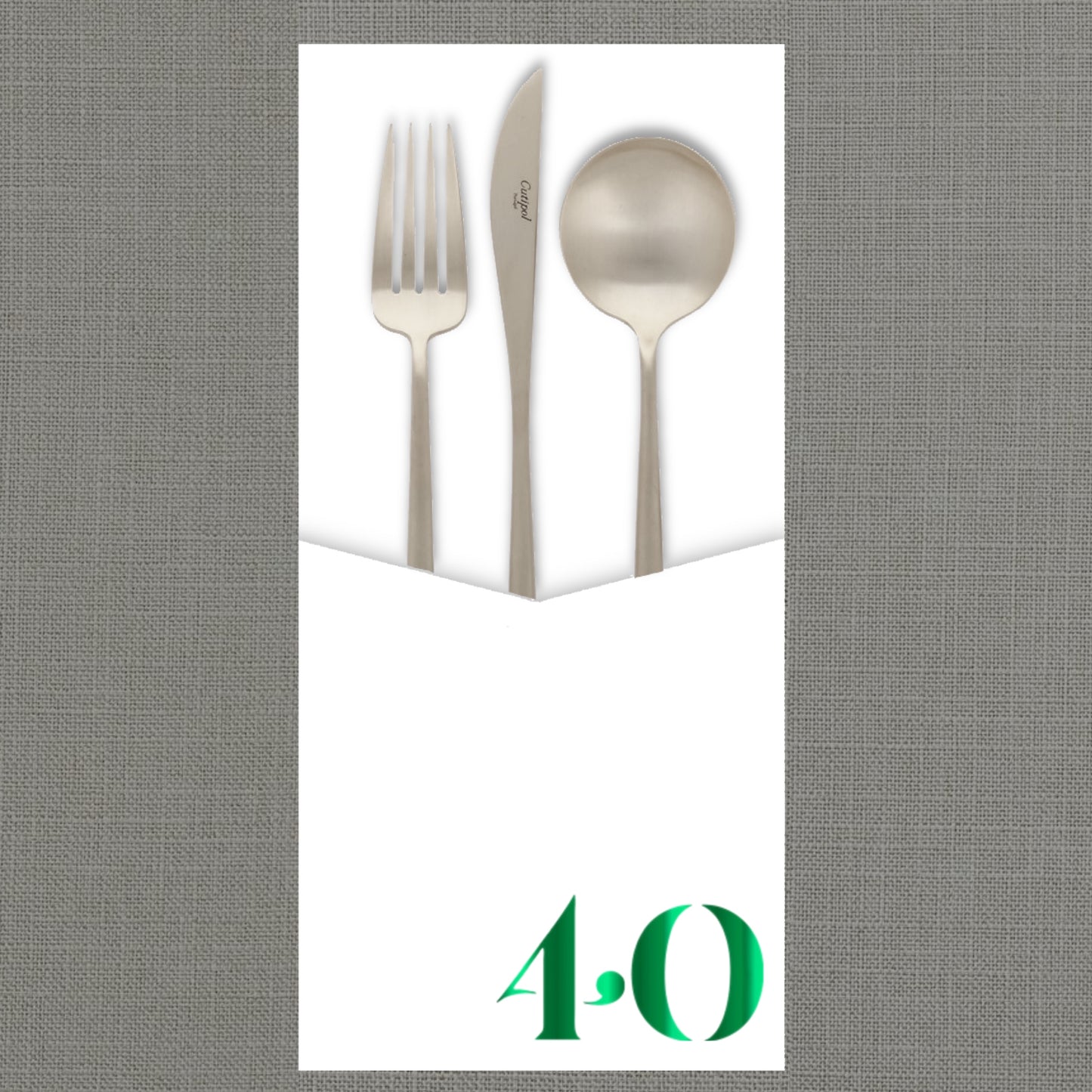 Foil Celebrate! 40 - Cutlery Pouch