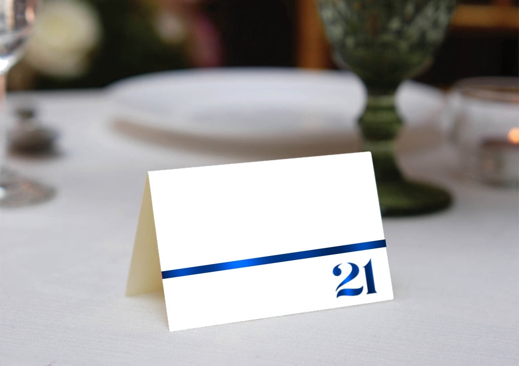 Foil Celebrate! 21 - Place Cards