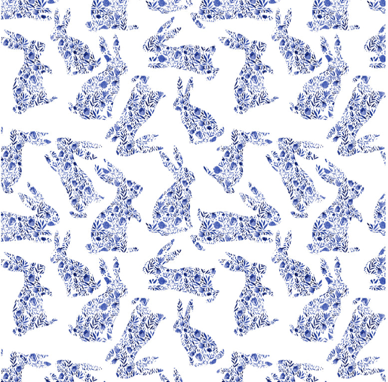 Blue Bunny - Charger - (SQUARE)