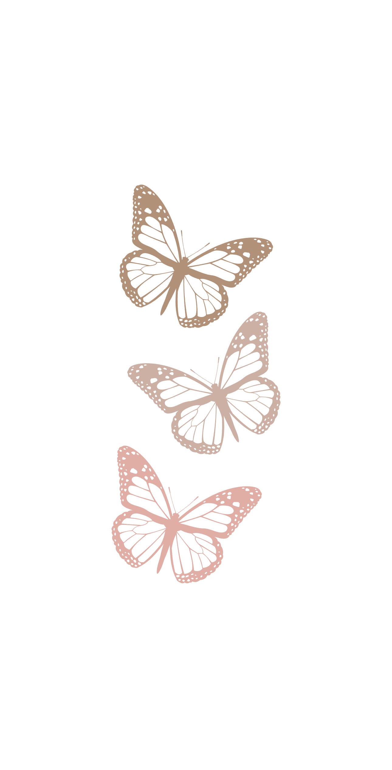 Butterfly Trio - Printed Guest Towel