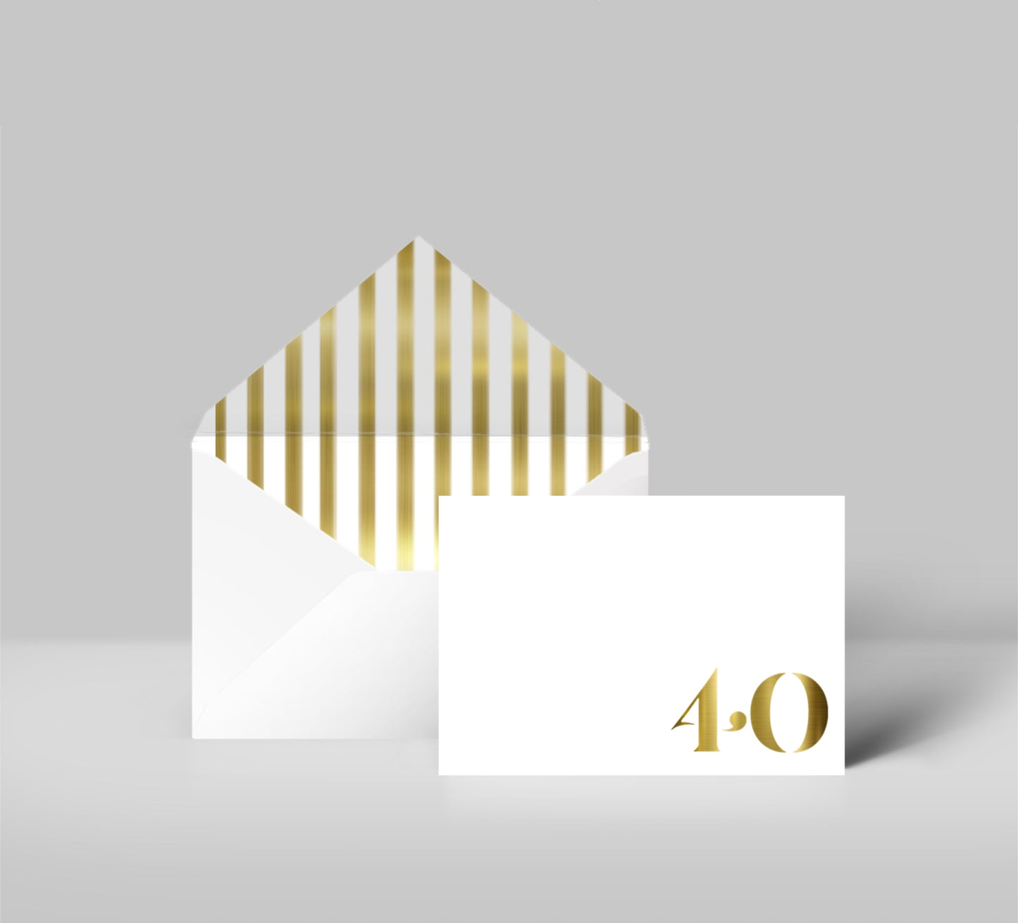 Foil Celebrate! 40 - Greeting Cards