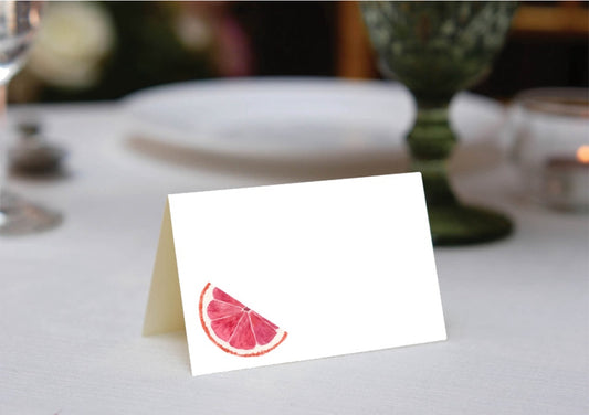 Grapefruit Slice Place Cards
