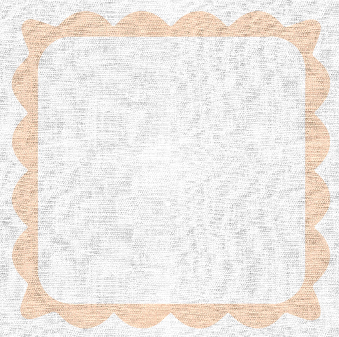 Caroline (Peach) - Charger - (SQUARE)