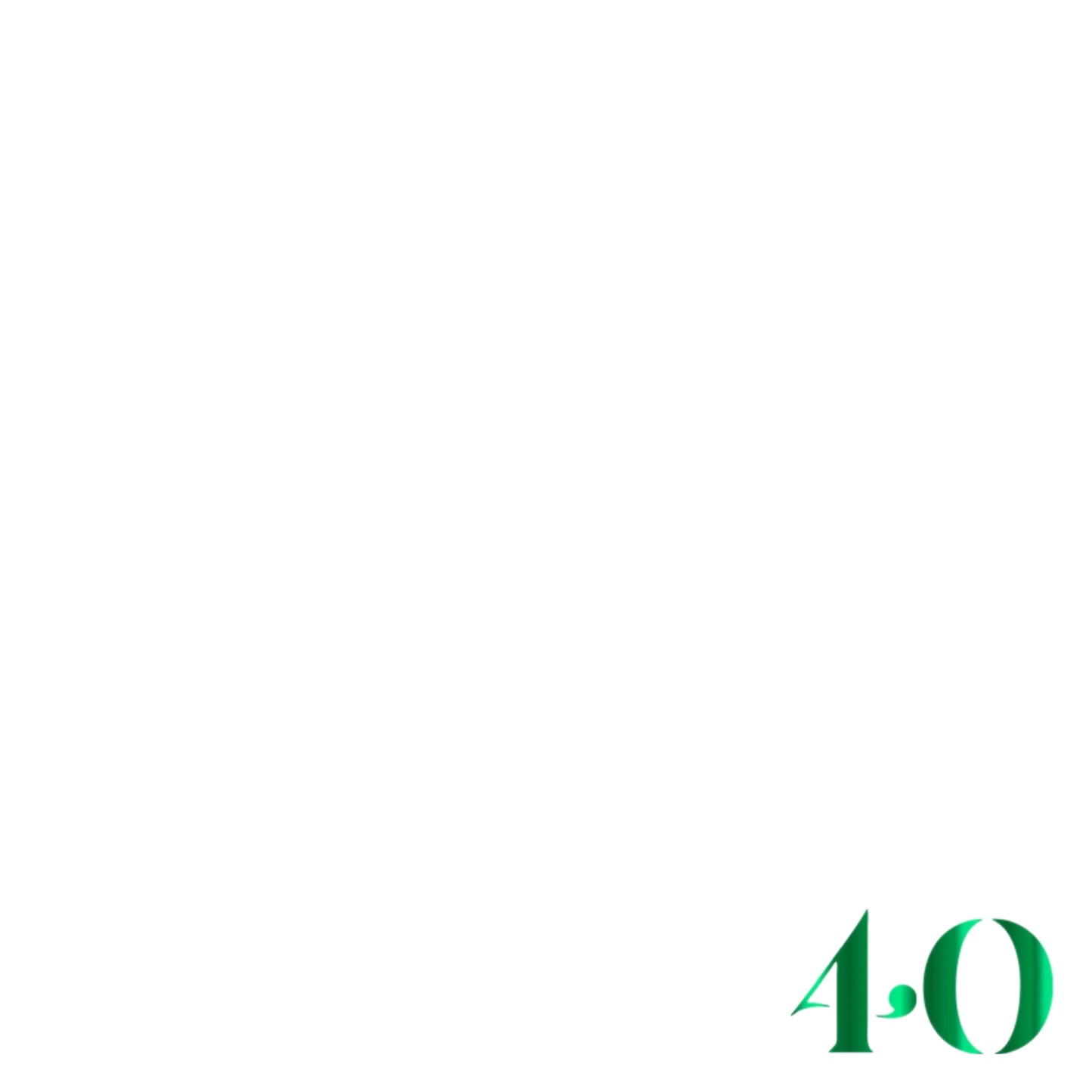 Foil Celebrate! 40 - Charger - (SQUARE)