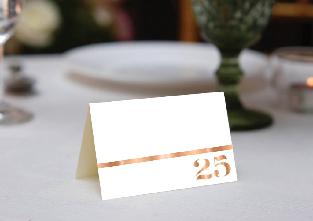 Foil Celebrate! 25 - Place Cards