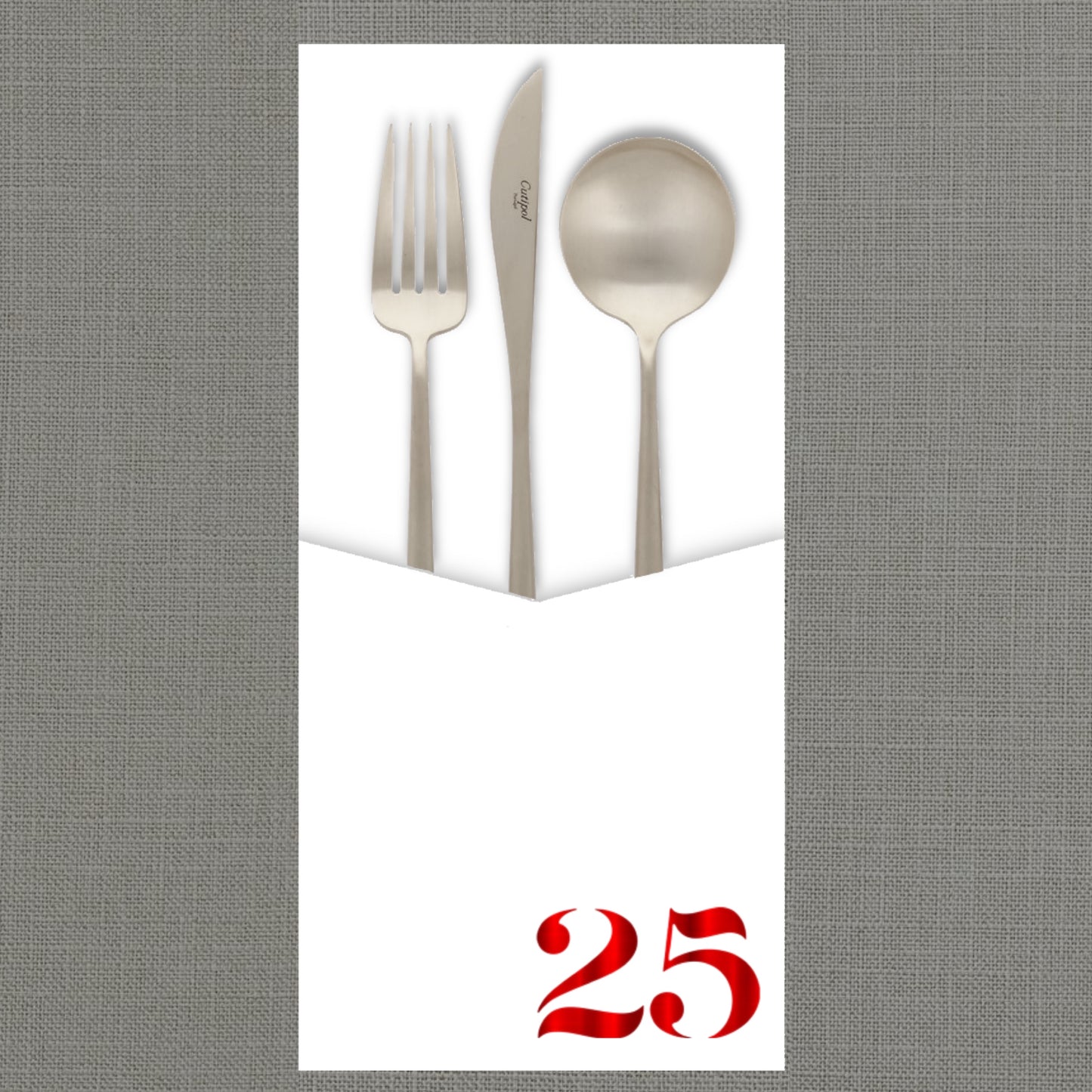 Foil Celebrate! 25 - Cutlery Pouch