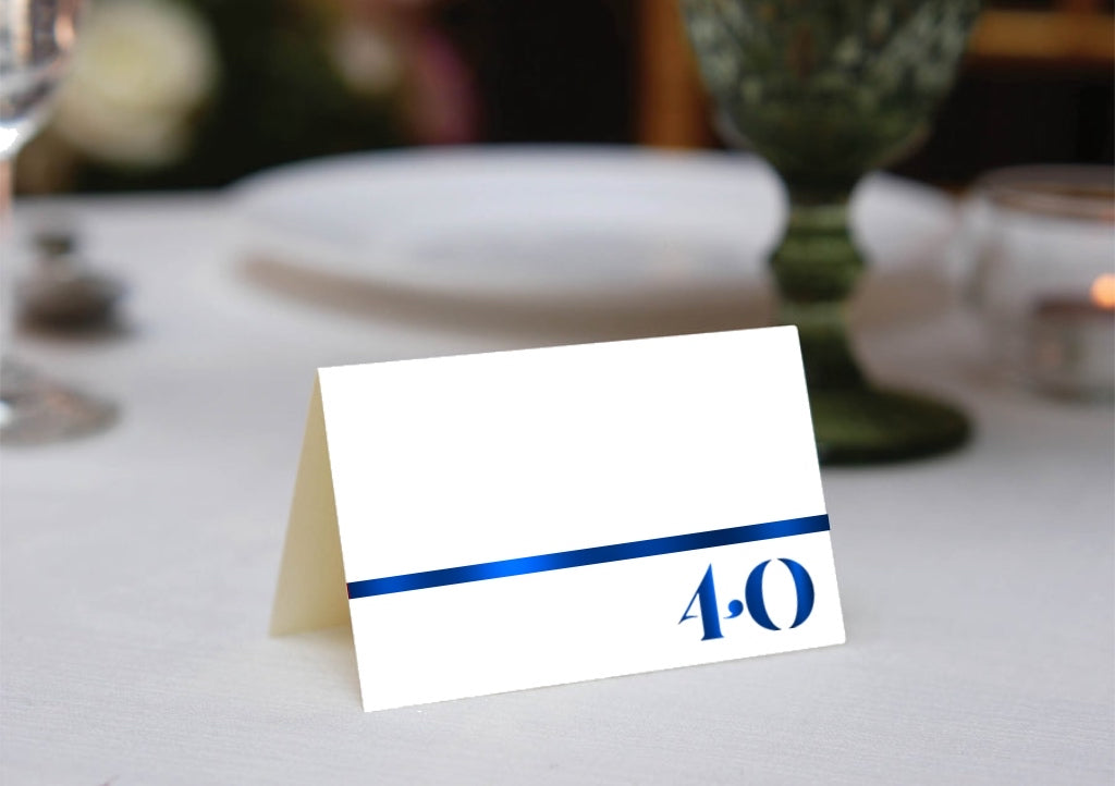 Foil Celebrate! 40 - Place Cards