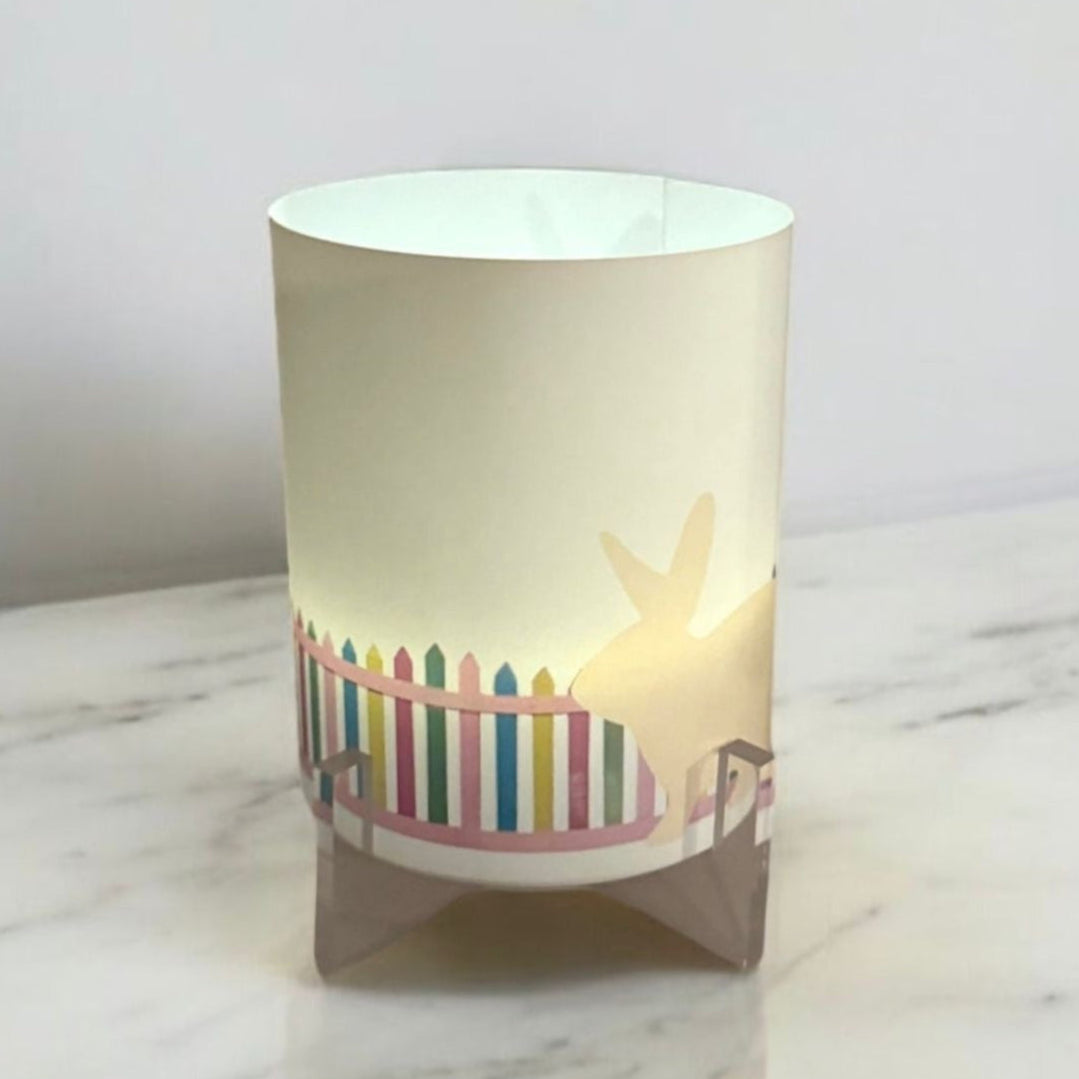 Paschal Pastel LED Hurricane Table Lamp
