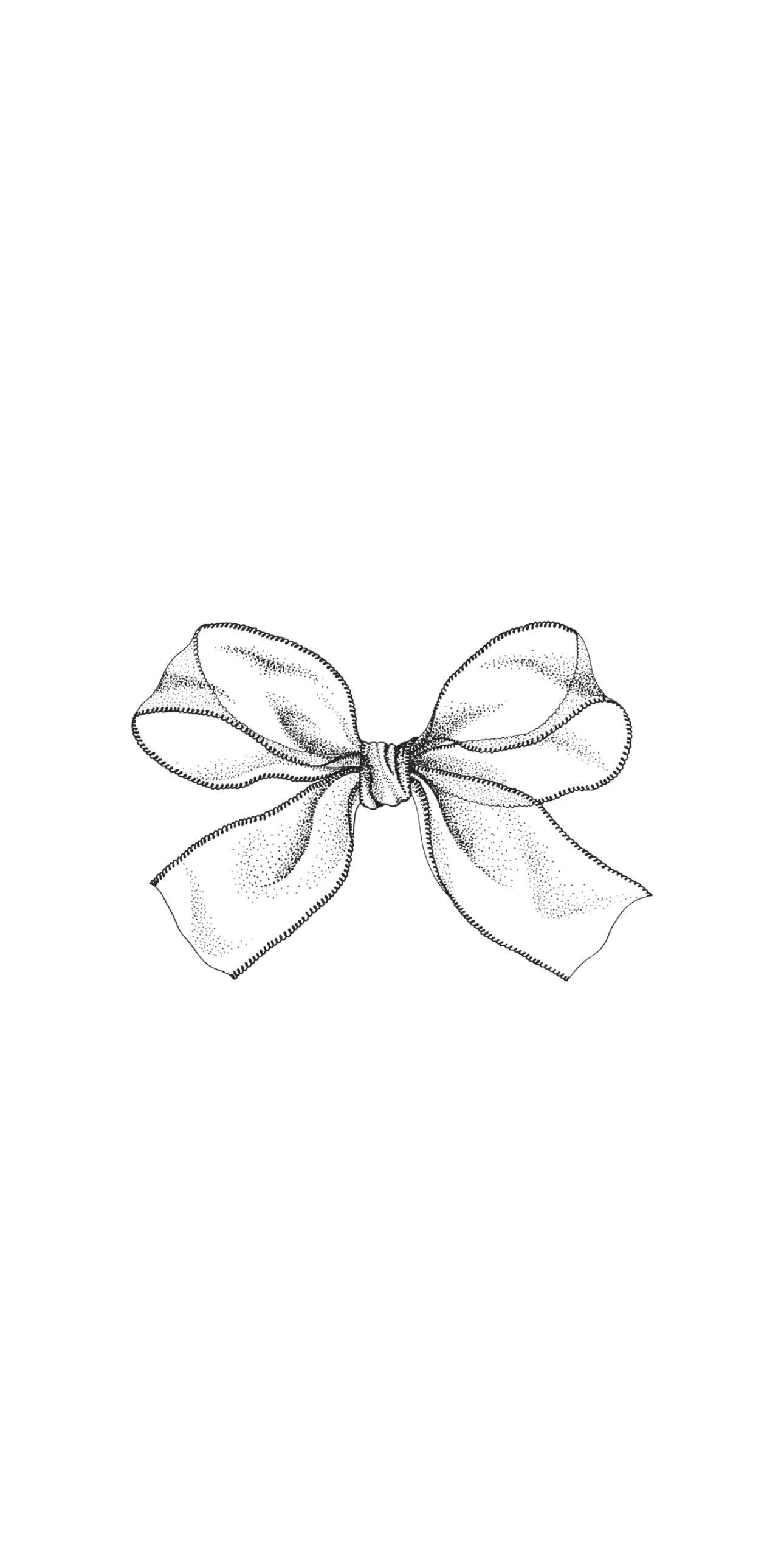 Mesh Bow Black - Printed Guest Towel