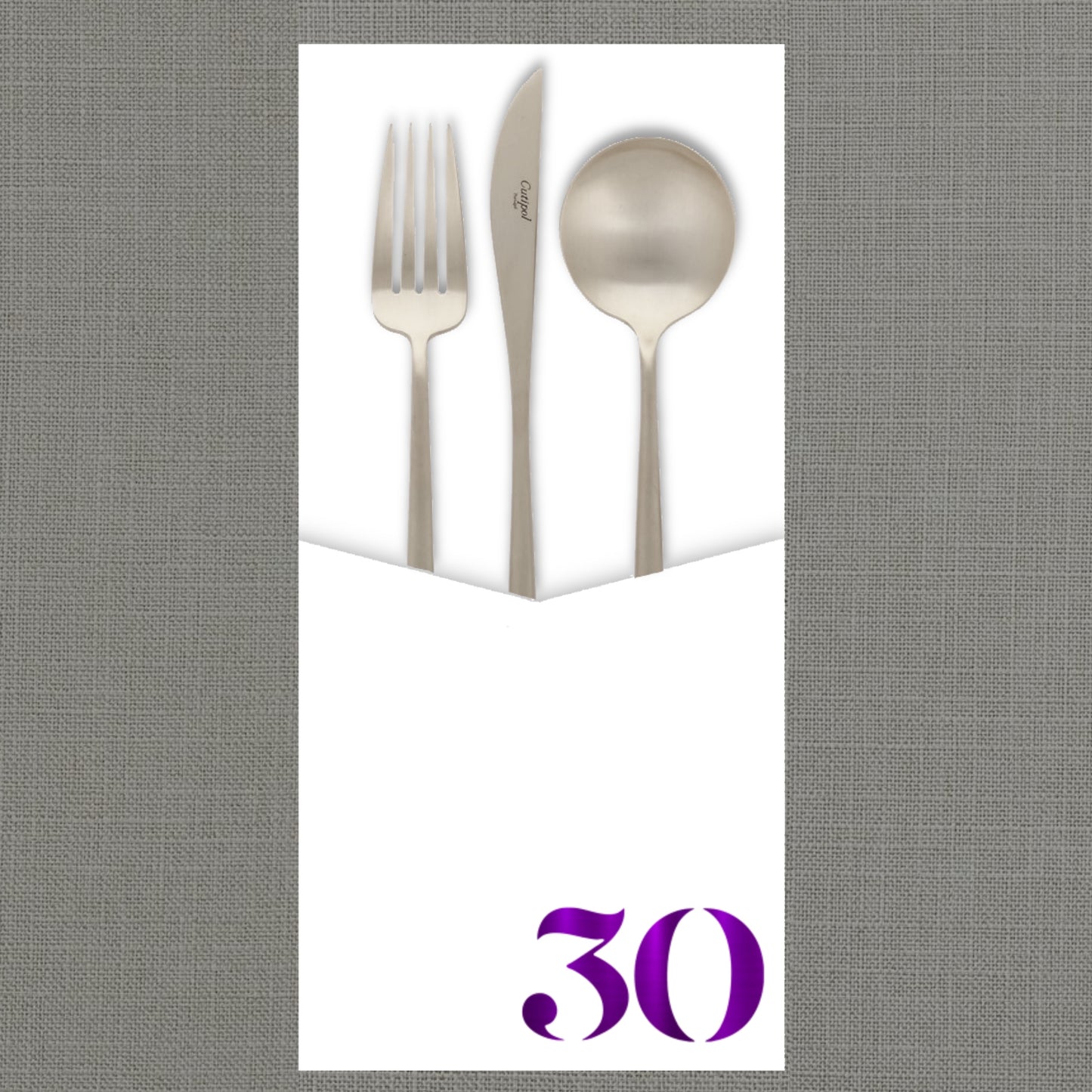 Foil Celebrate! 30 Cutlery Pouch
