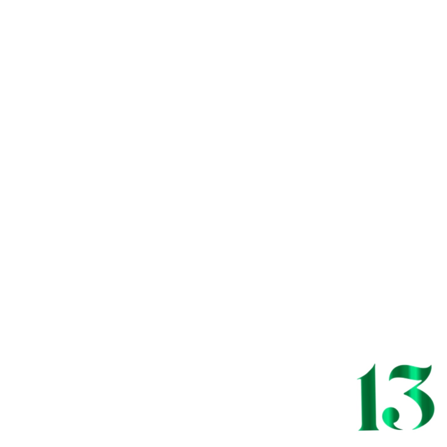 Foil Celebrate! 13 Charger - (SQUARE)