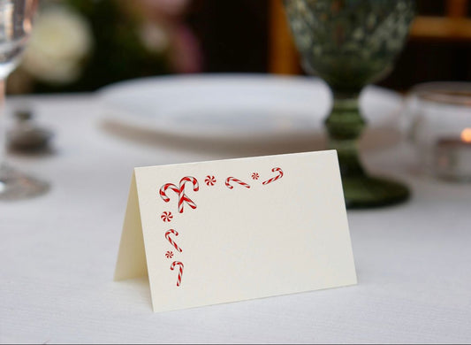 Candy Cane Place Cards