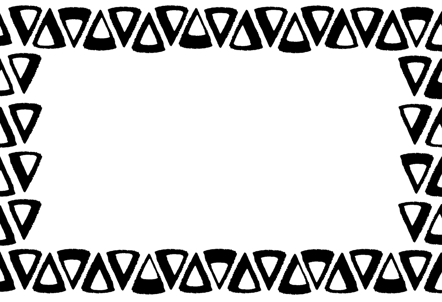 Corners (Black) - Placemat