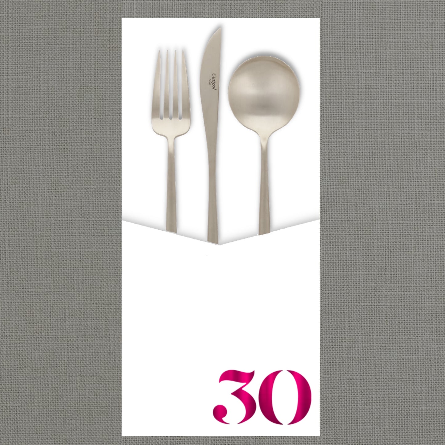 Foil Celebrate! 30 Cutlery Pouch