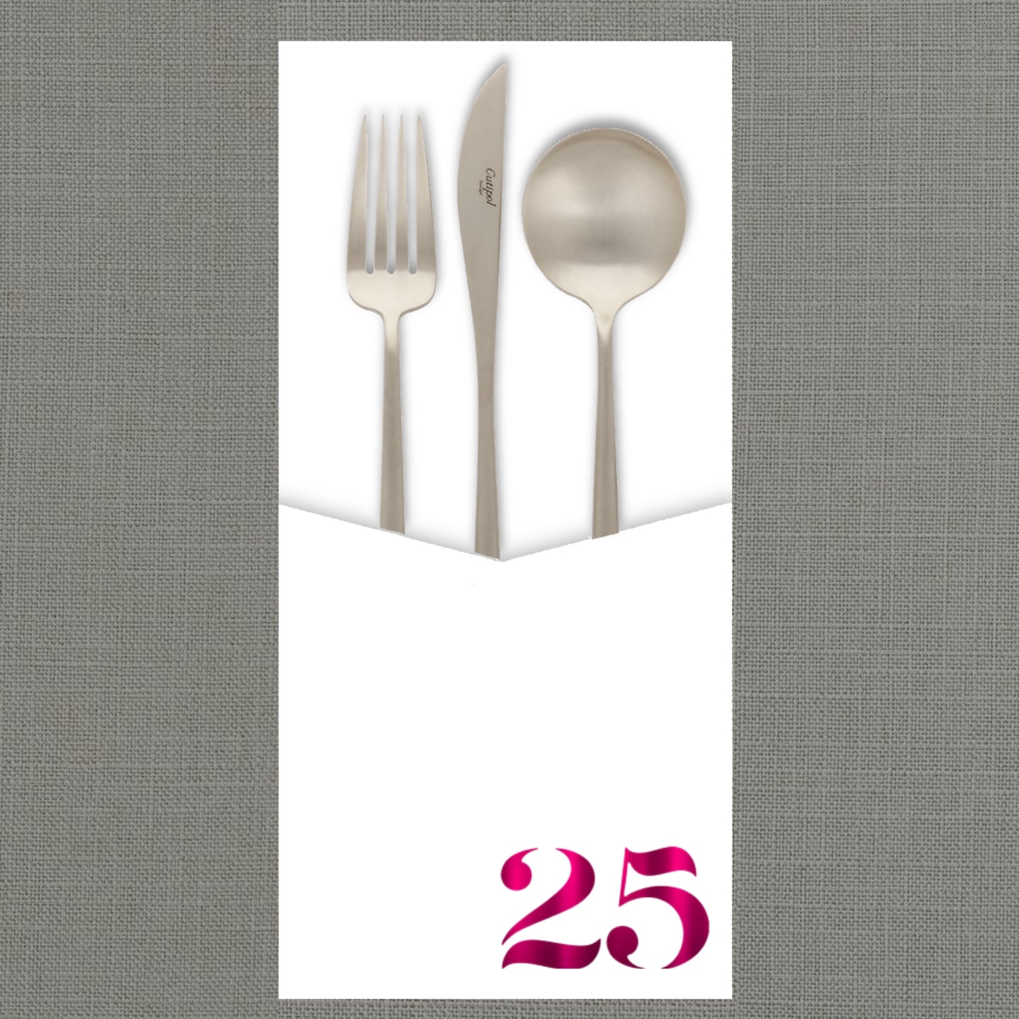 Foil Celebrate! 25 - Cutlery Pouch