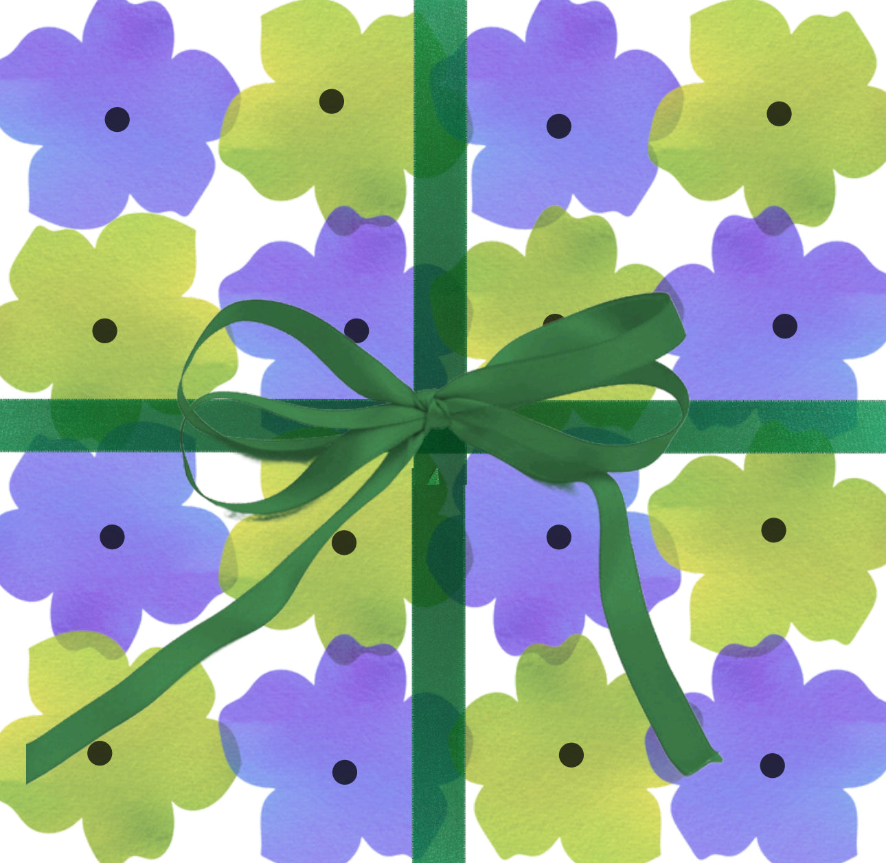 Lavender Floral Gift Cocktail Napkin