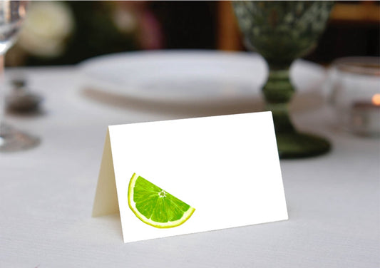 Lime Slice Place Cards