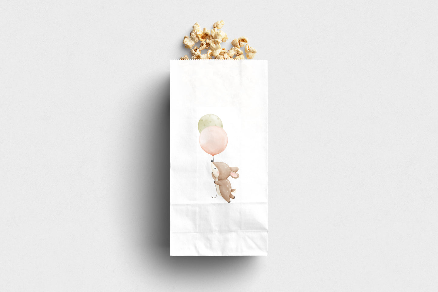 Mouse Balloon Printed Paper Bag