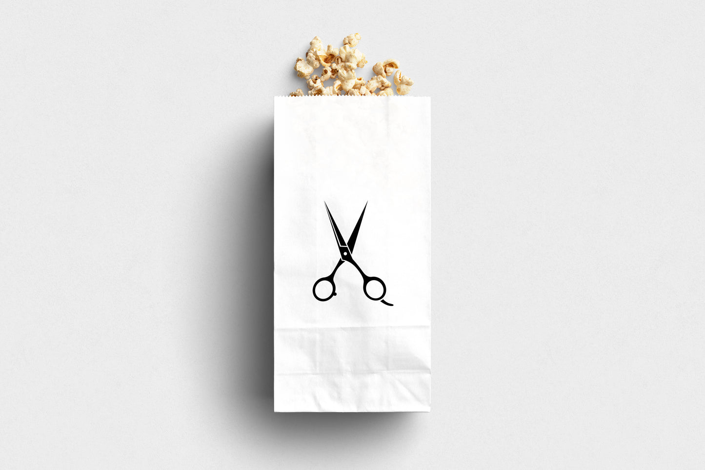 Scissors Printed Paper Bag