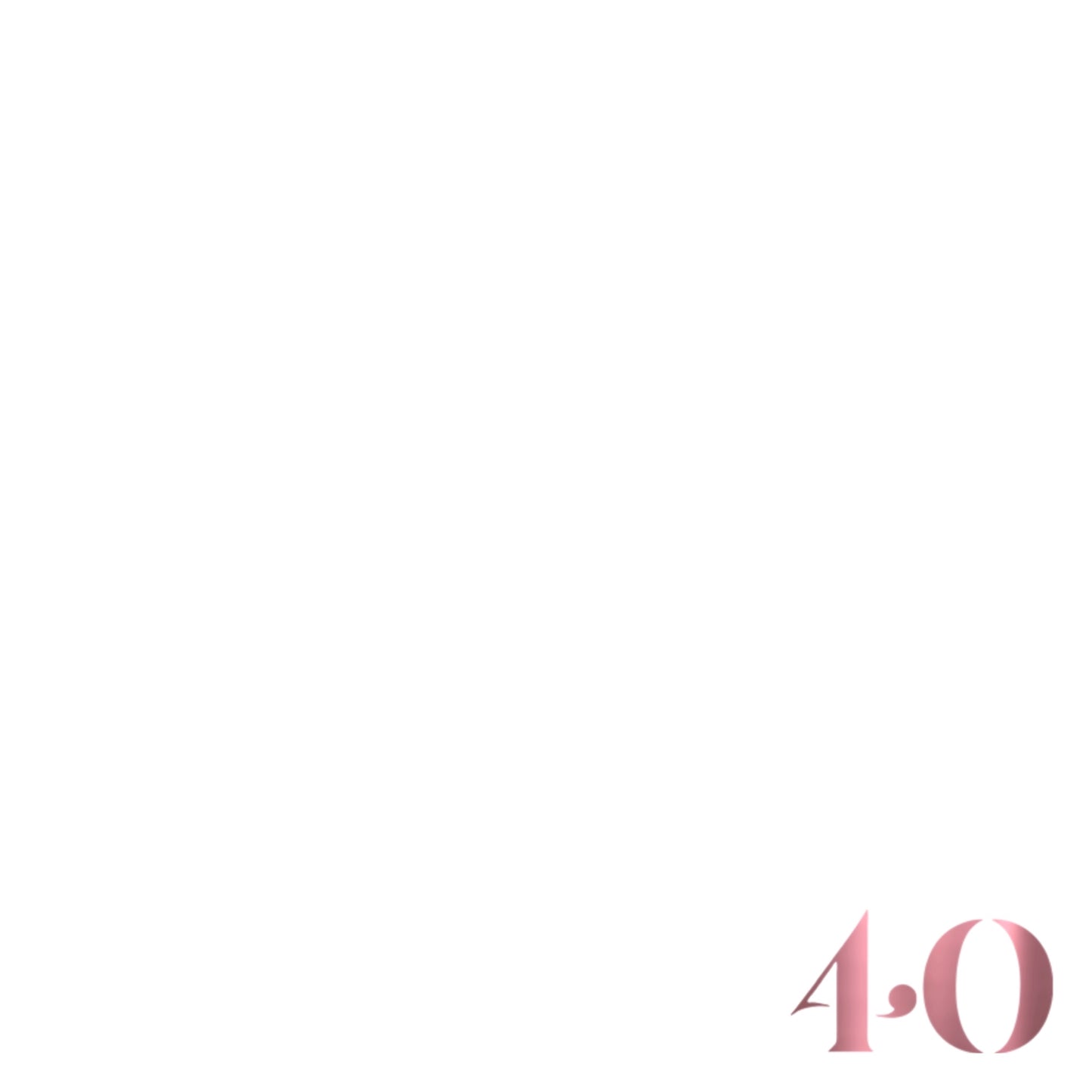 Foil Celebrate! 40 - Charger - (SQUARE)