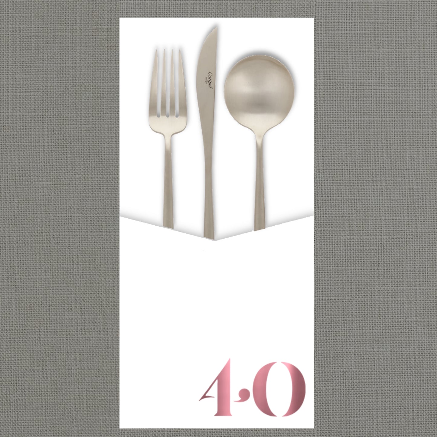 Foil Celebrate! 40 Cutlery Pouch