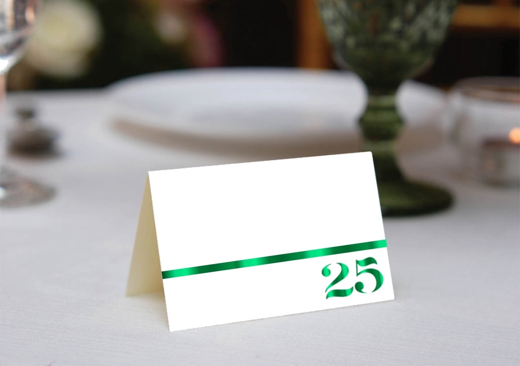Foil Celebrate! 25 - Place Cards