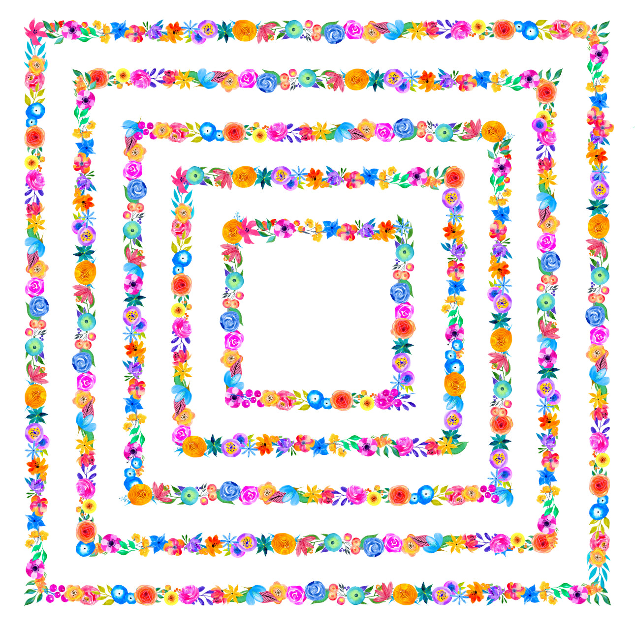 Blooming Boxes - Charger - (SQUARE)