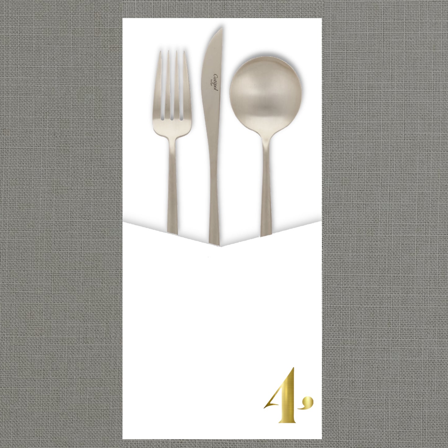 Foil Celebrate! 4 Cutlery Pouch