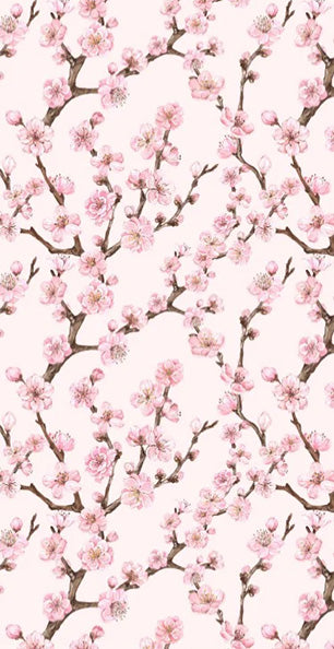 Cherry Blossoms II - Printed Guest Towel