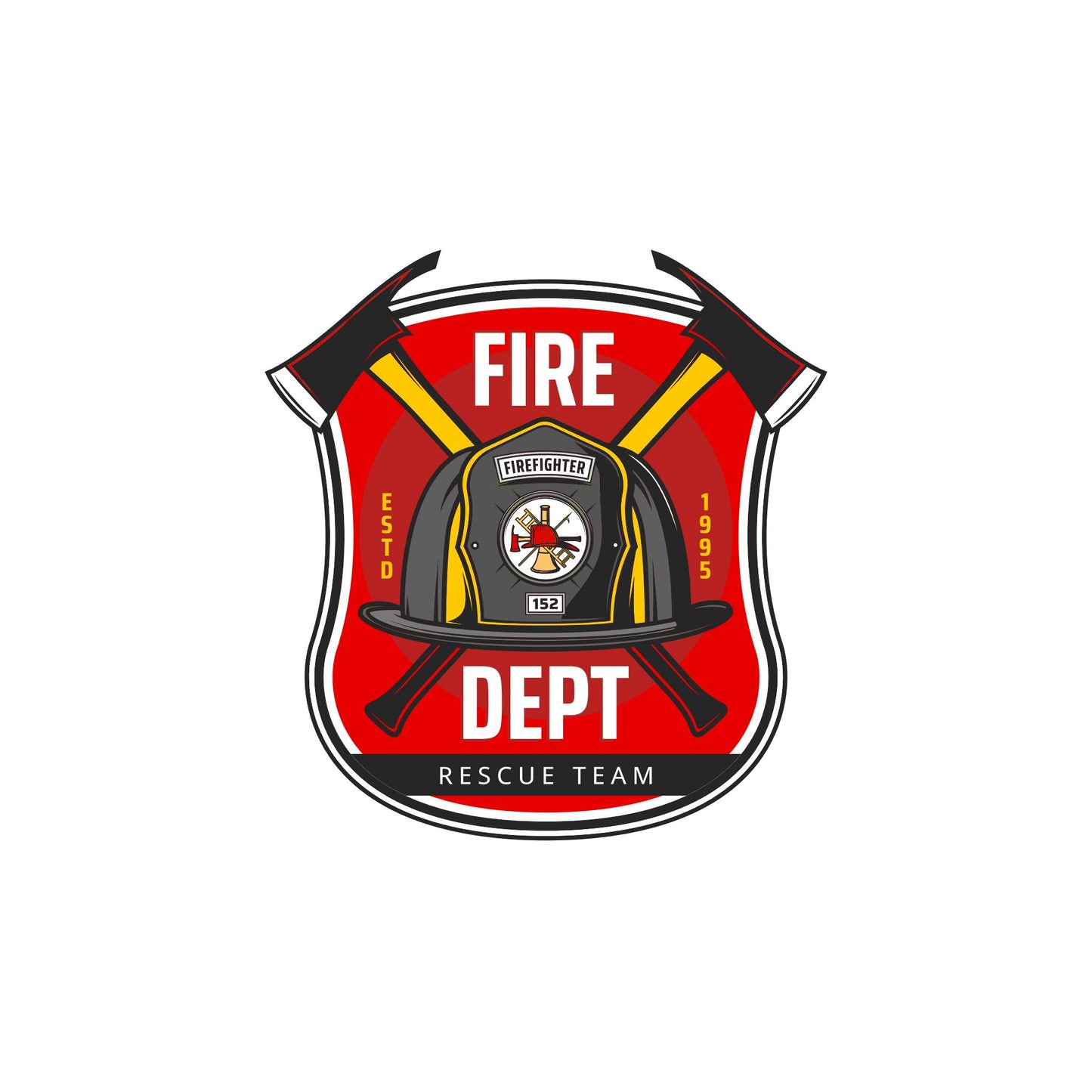 Fire Department Cocktail Napkin