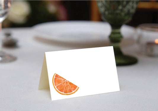 Orange Slice Place Cards