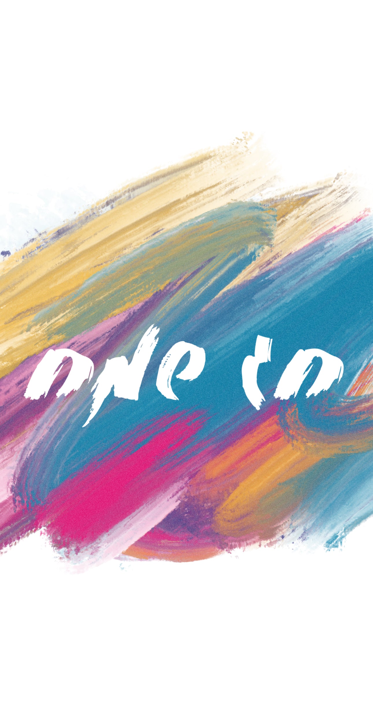 Abstract Brush Stroke Chag - Printed Guest Towel