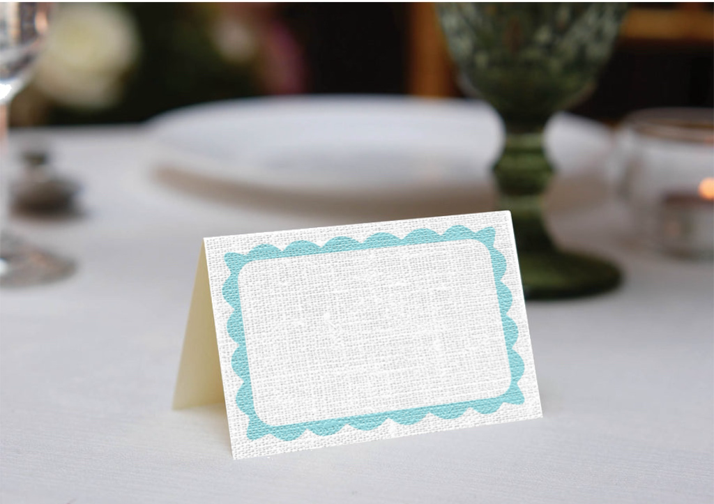 Caroline (Blue) Place Cards