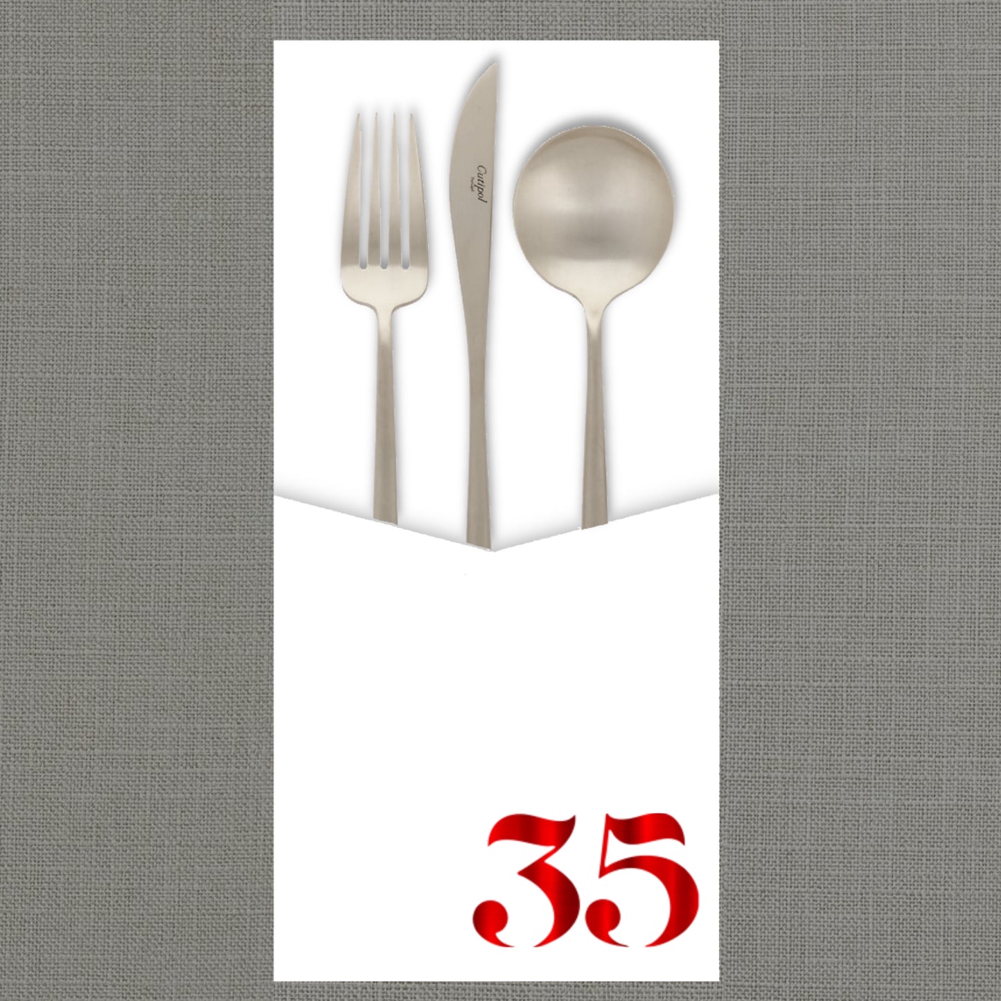 Foil Celebrate! 35 Cutlery Pouch