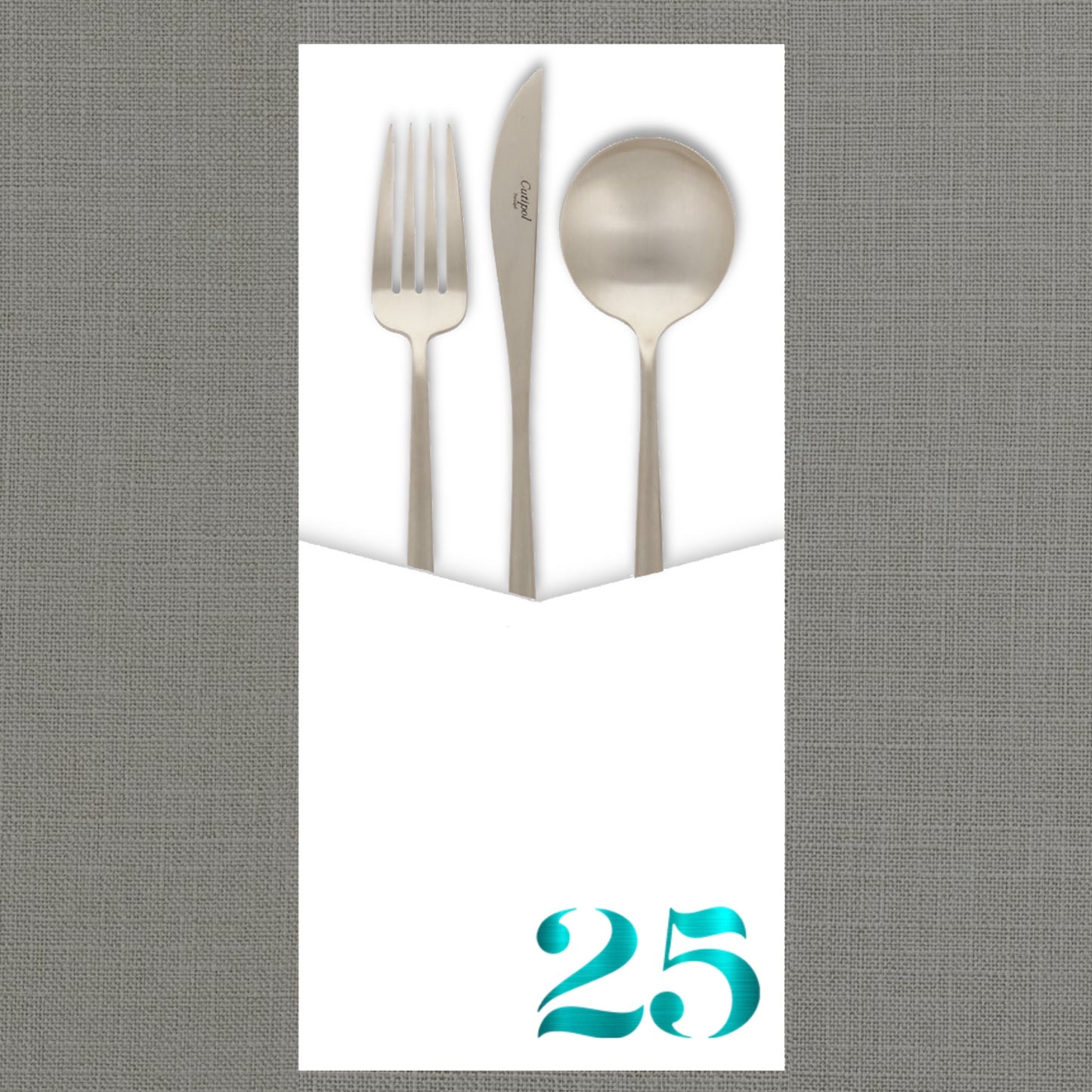 Foil Celebrate! 25 Cutlery Pouch