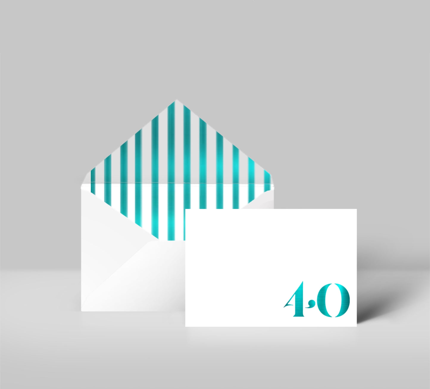 Foil Celebrate! 40 - Greeting Cards